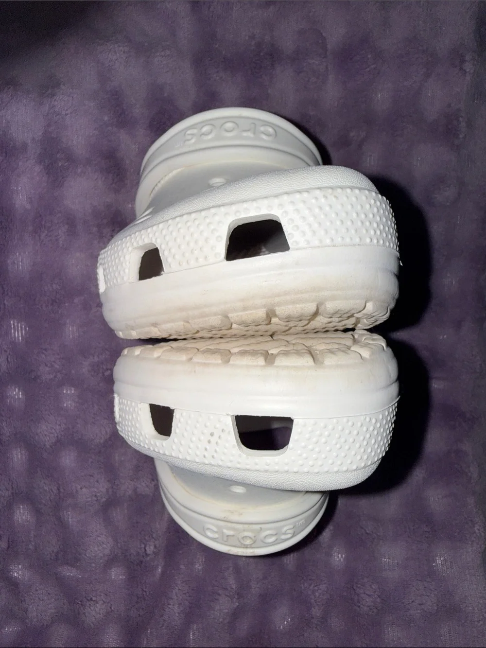 CROCS Kids Classic Clog in Off-White